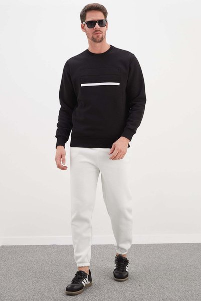 3 Thread Waist Tie Jogger Sweatpants