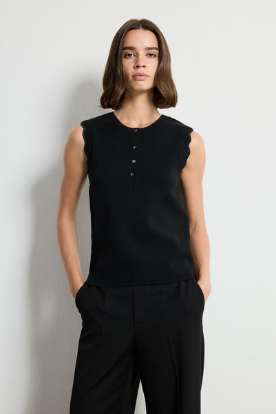 Black Knitwear Sweater