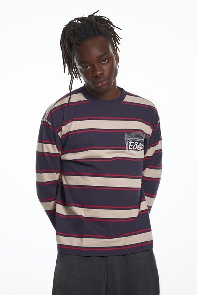 Aries X Striped Long Sleeve T-Shirt