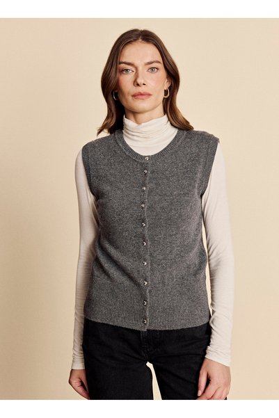 Anthracite Women's Vest Bbfw26Fkv001