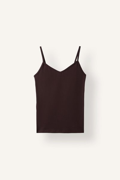 Thin Straps V-Neck Basic Undershirt I4413Ax26Au