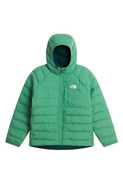 Green Boys' Zippered Coat NF0A88TWG571-B REVERSIBLE JACKET