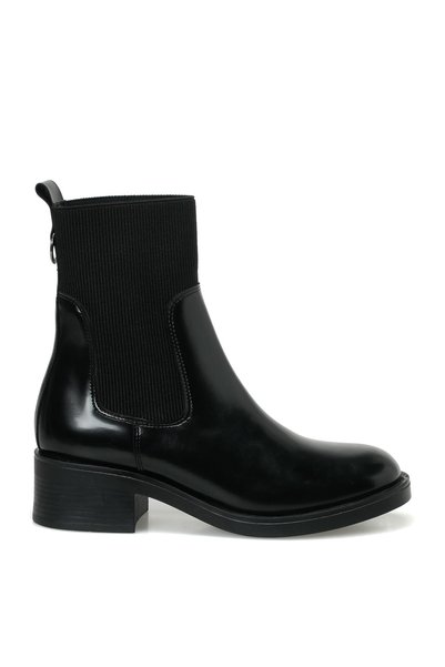 26K-592 Black Women's Flat Boots