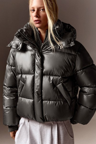 Oversized Hooded Puffer Jacket