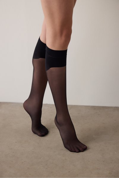 Sunflower Non-Slip Black Trouser Socks