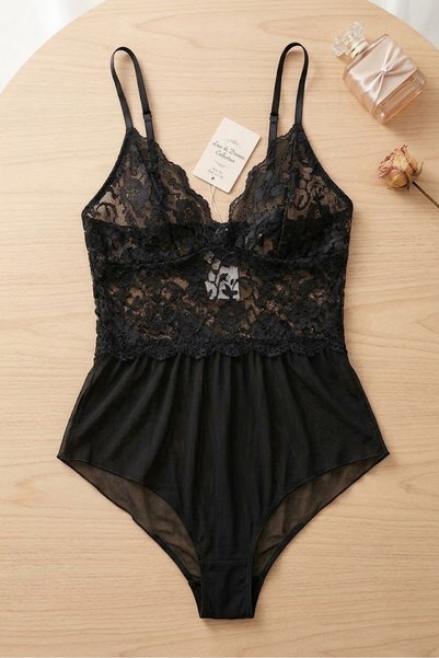 Open Crotch Fantasy Lingerie Nightgown Body