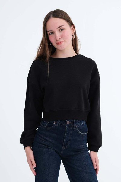 Crew Neck Hooded Sweatshirt S05039