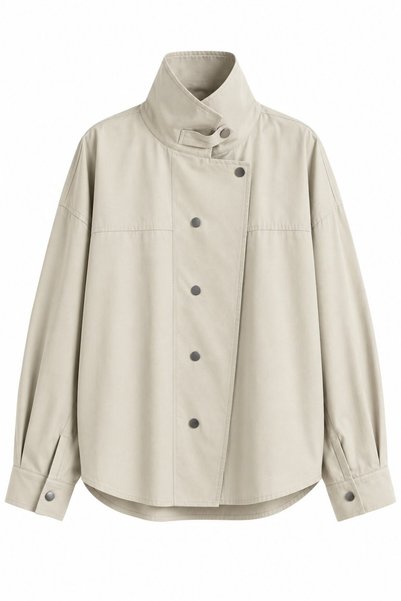 Stone Studs Shirt Jacket - 5131