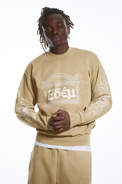 Aries X Wash Effect Sweatshirt