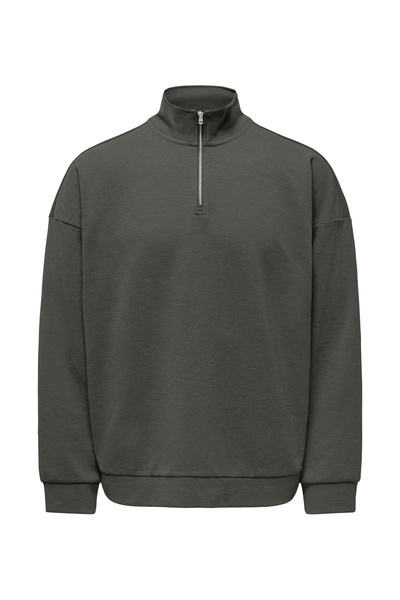 Green Men's Sweatshirt 22038908 Onsnewkodyl Ovz Ls Halfzip