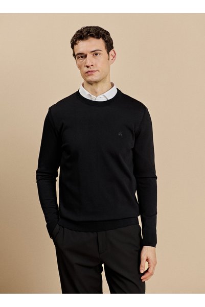 Sweater, 2XL, Black