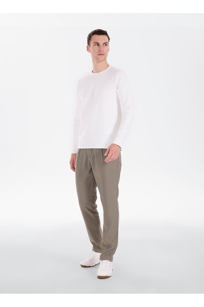 Khaki Men's Jogger Trousers GU26MSS01041