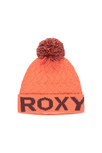 Orange Girl's Diamond Patterned Beanie Ergha03356-Effie Girl Beanie