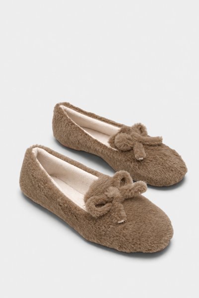 Patrica Plush Bowknot Ballerina