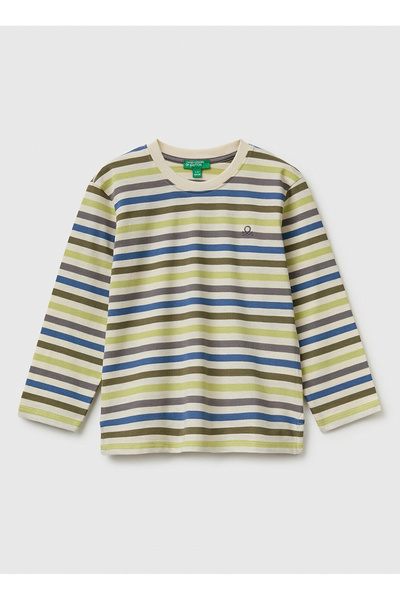 Beige Boy's T-Shirt 226A35Nug10No901-Ek_T-Shirt