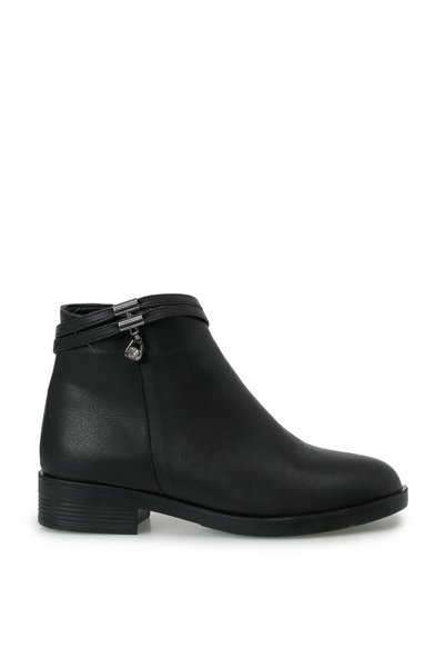 Medy C.Z Black Women's Flat Boots