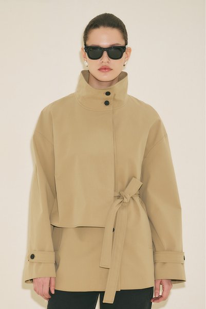 Ria Design Trench Coat Sand