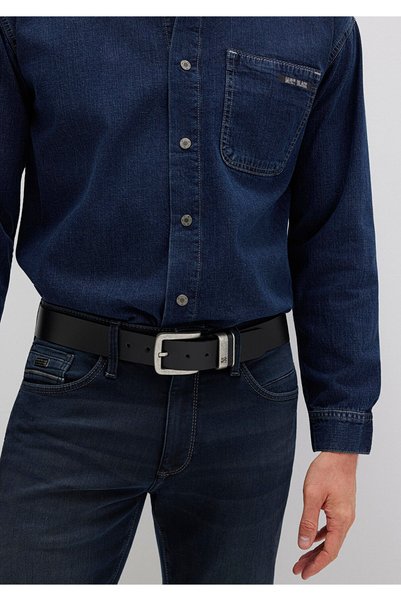 Black Leather Belt 0911646 -900