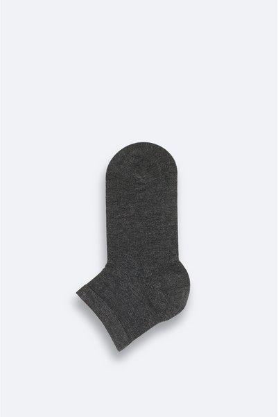 Men's Anthracite Bamboo Booties Socks B008556
