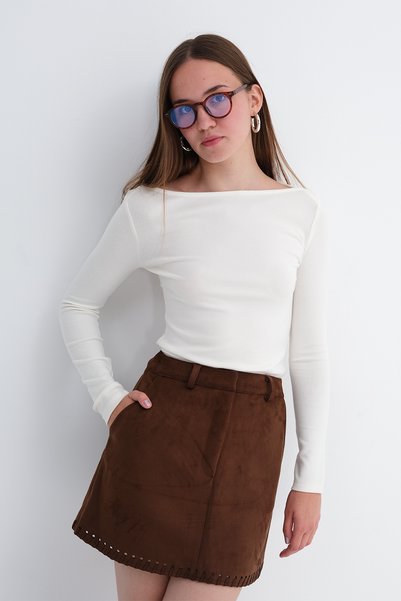 Long Sleeve Modal Blouse B06057