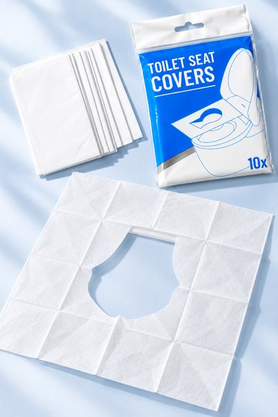10 Pack Disposable Toilet Seat Covers Hygienic Toilet Cover Protector