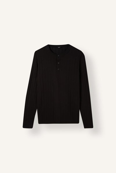 Standard Fit Buttoned Basic Knitwear Sweater I2362Ax26Wn