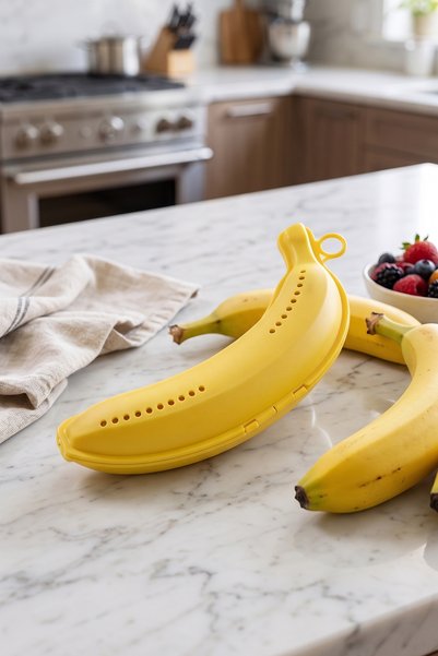 Banana Storage Container and Nutrition Container