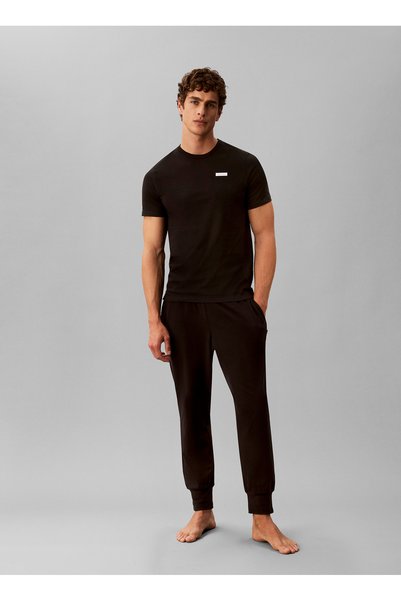 Black Men's Crew Neck T-Shirt Lv00Nb4733Ub1_S/S Crew Neck 3Pk