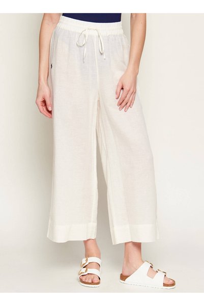 White Women's Beach Trousers 21664389