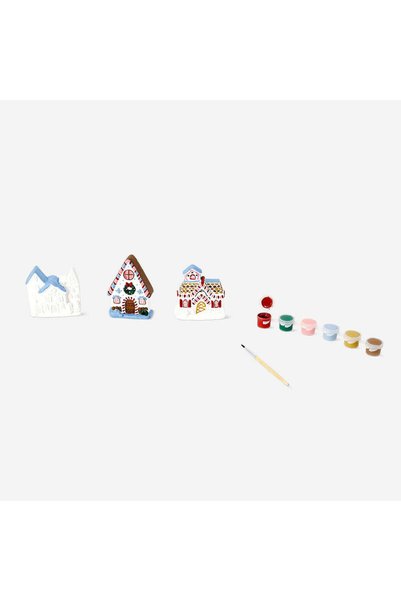 DIY Plaster Christmas House