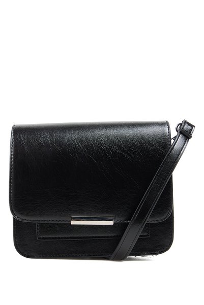 Black Women's Crossbody Bag Shiny-Greene