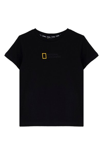 Black Boy's T-Shirt N6Wb-Tst4826