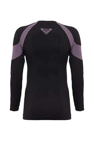 Black Base Layer Clouds Women's Layer Top