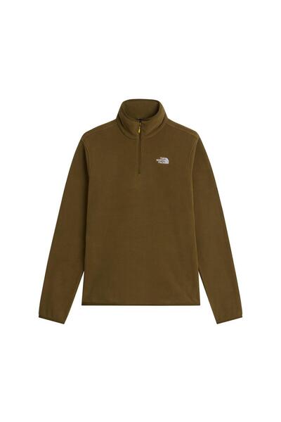 M Glacier Fleece 1/4 Zip Jacket Men's Sweatshirt Nf0A8D0Q2Ek1 Brown-L