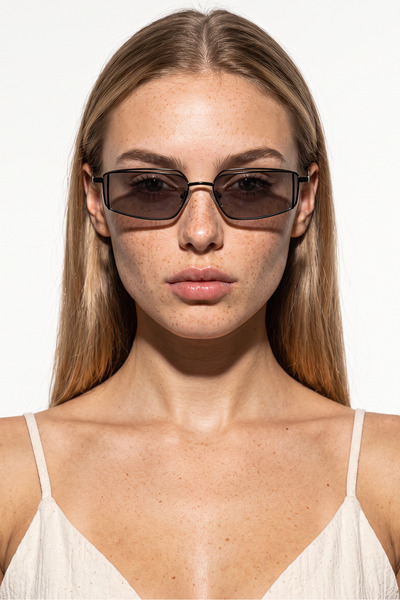 Acosta Gun Light Brown Sunglasses