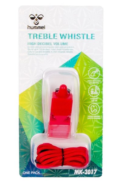 Treble Whistle - 120 dB - Mouthpiece Protection - Carrying Cord