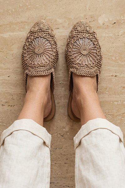 Women's Daily Slippers Knitwear Knitted Embroidered Work Office Home Slippers
