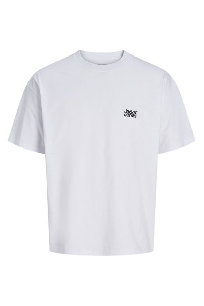 Men's Chest Printed Loose Fit Crew Neck Short Sleeve T-Shirt - Colton