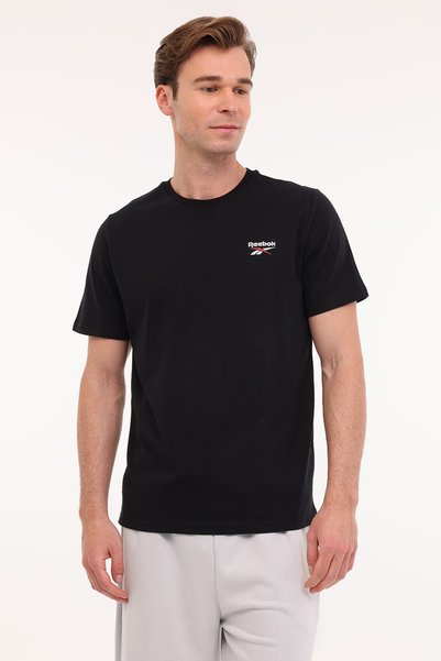 New Id Reg Sl Tee Black Men's Short Sleeve T-Shirt