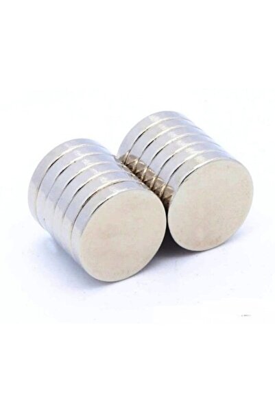 20 парчиња 15mm X 2mm тркалезен силен неодимиумски магнет