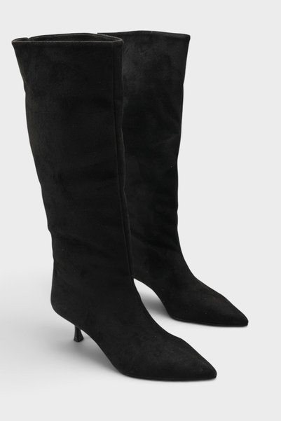 Leila Pointed Toe Stylish Mid-Heeled Women's Boots