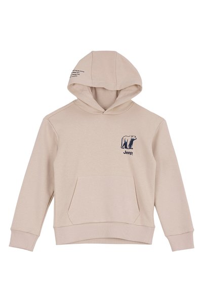 Beige Boys Printed Sweatshirt J6WB-SWT7729
