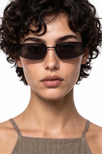 Acosta Black Black Sunglasses