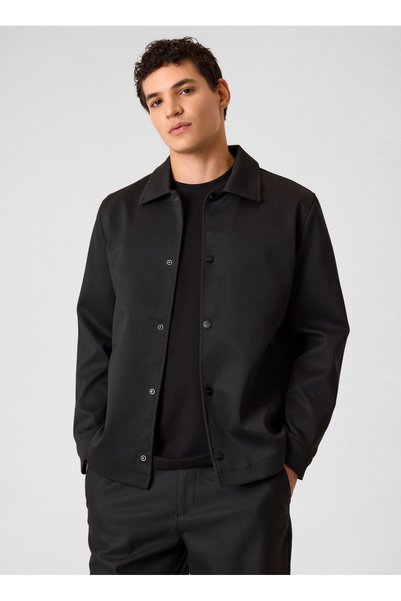 Black Men's Coat BMN6007100000