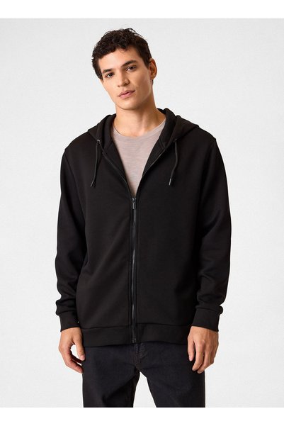 Black Men's Sweatshirt Bsw1205400000