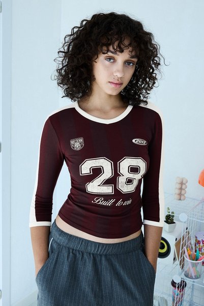 V-Neck Printed Half-Sleeve T-Shirt