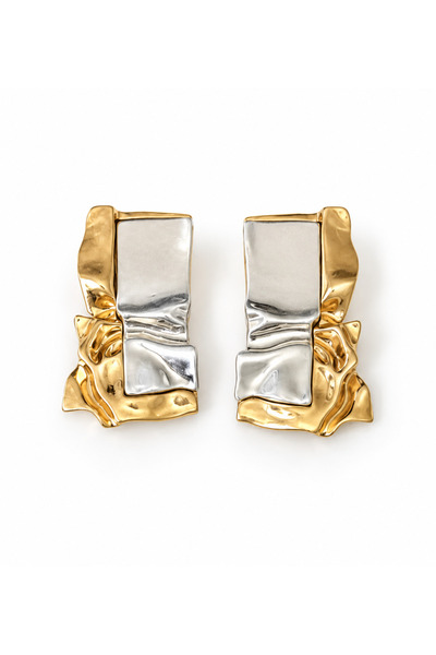 Steel Anya Earrings