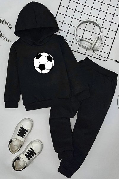 Children's Ball Printed Tracksuit Set