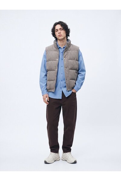 Relaxed Fit Tencel Blue Shirt
