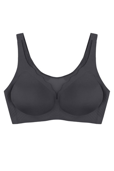 Seamless Gathering Non-Marking Adjustable Strap Plus Size Padded Bra